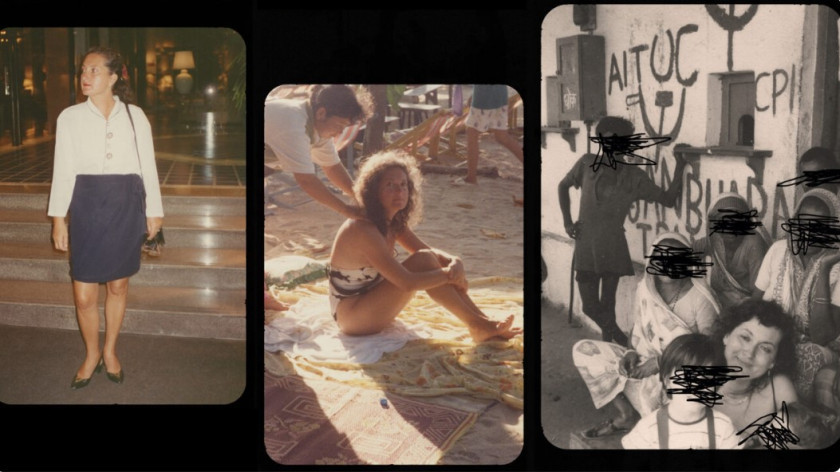 Macaque in the trees