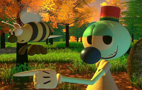 Macaque in the trees