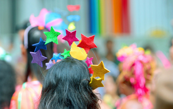Macaque in the trees