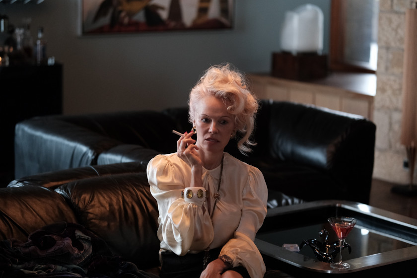 Macaque in the trees