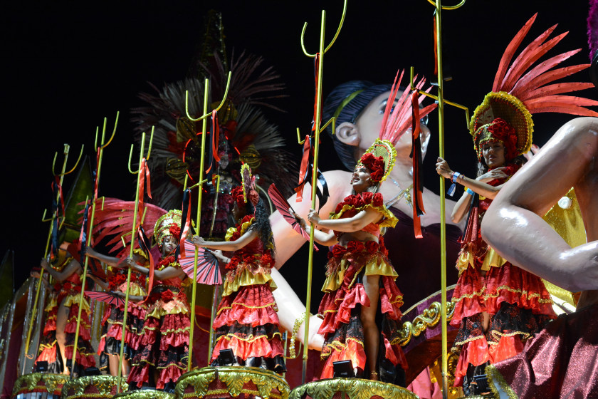 Macaque in the trees