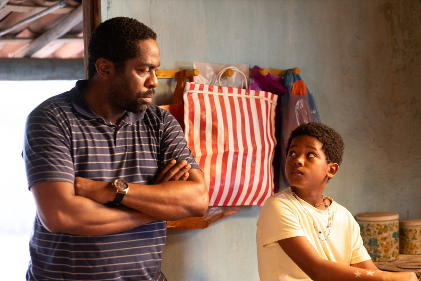 Macaque in the trees