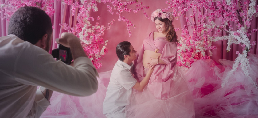 Macaque in the trees