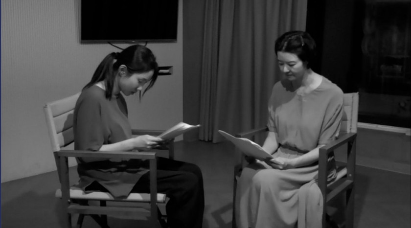 Macaque in the trees