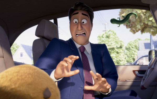 Macaque in the trees