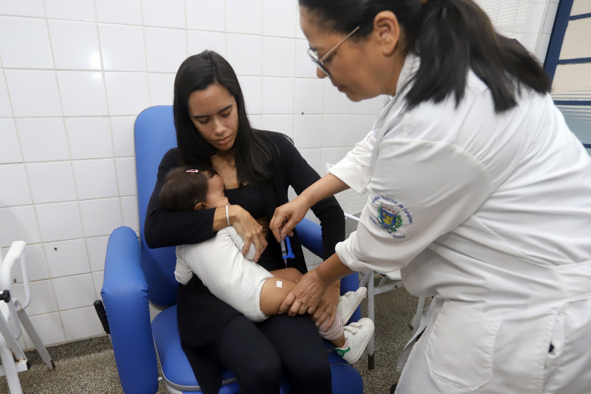 Macaque in the trees