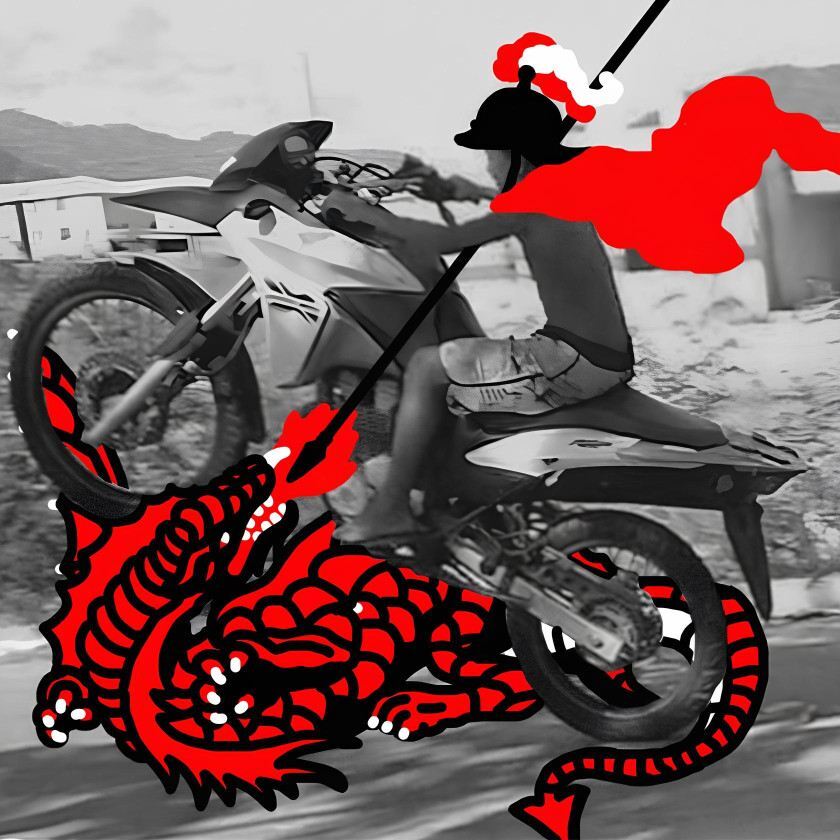 Macaque in the trees