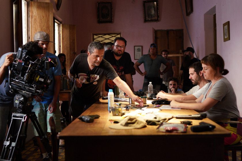 Macaque in the trees