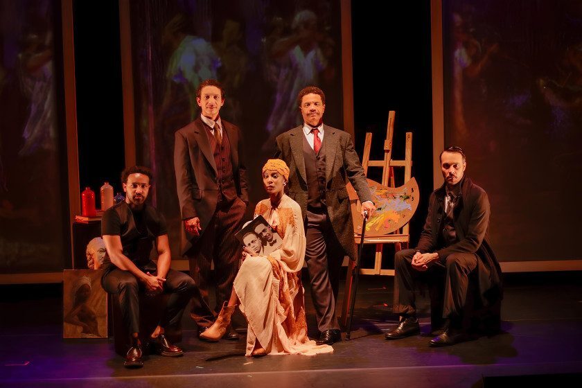 Macaque in the trees