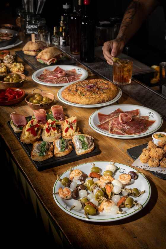 Macaque in the trees