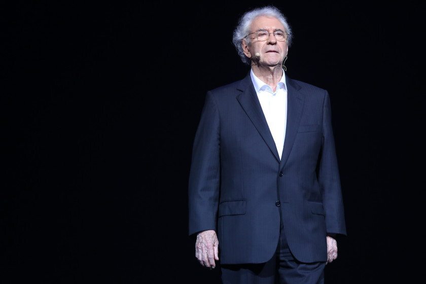 Macaque in the trees