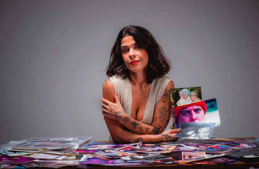 Macaque in the trees