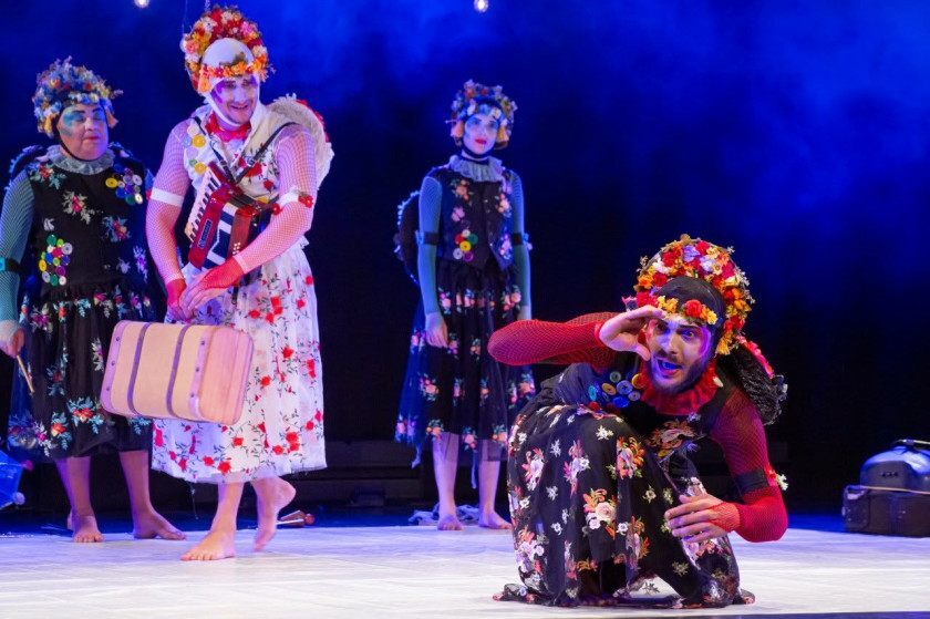 Macaque in the trees