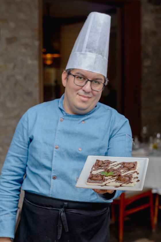 Macaque in the trees