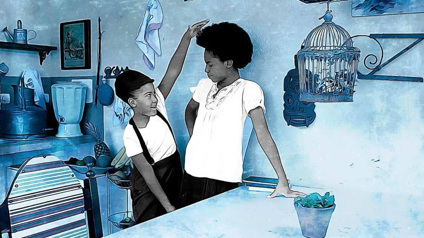 Macaque in the trees