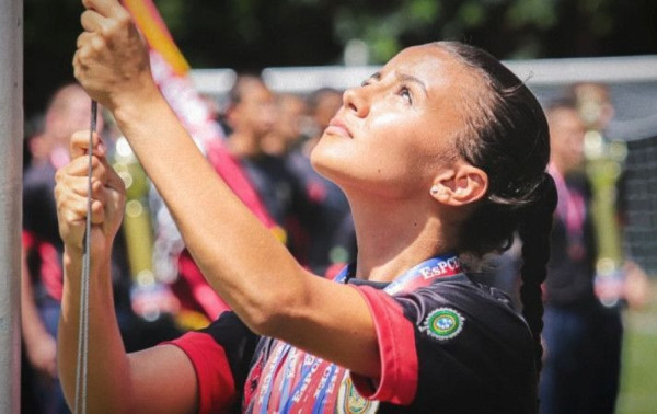 Macaque in the trees