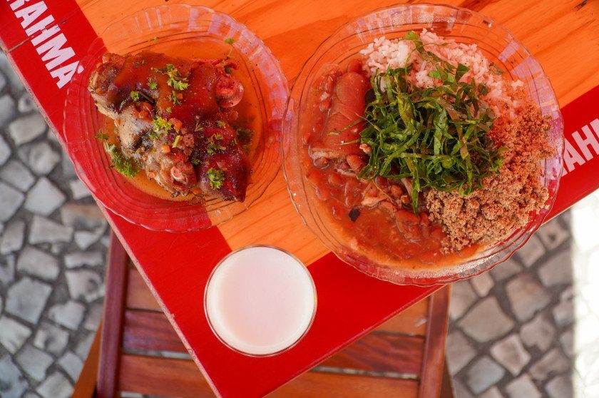 Macaque in the trees