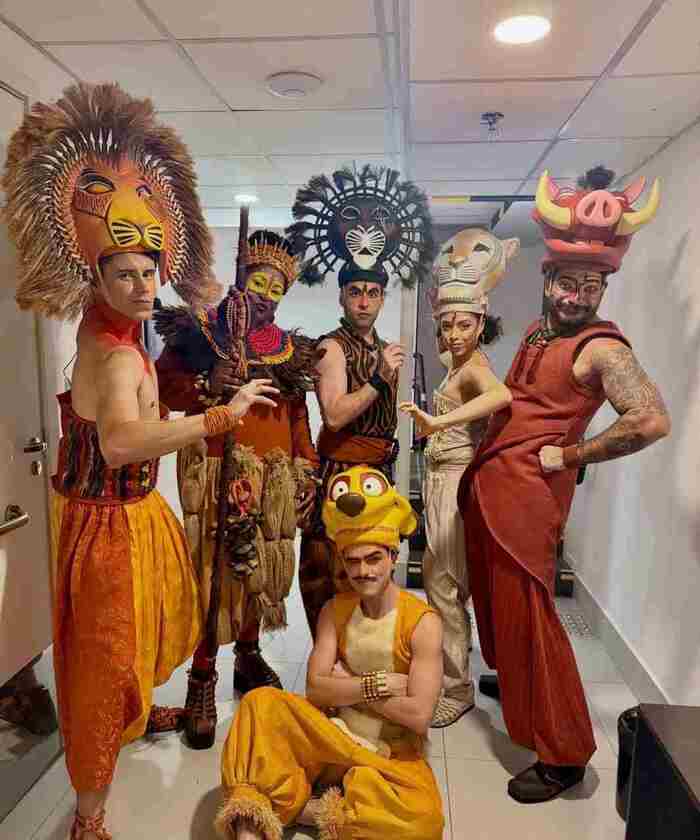 Macaque in the trees