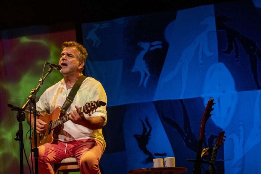 Macaque in the trees