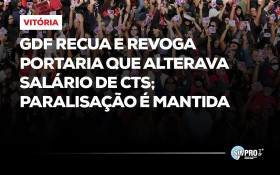 GDF recua, mas Sinpro-DF mant&eacute;m paralisa&ccedil;&atilde;o