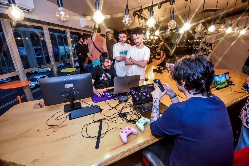 Macaque in the trees