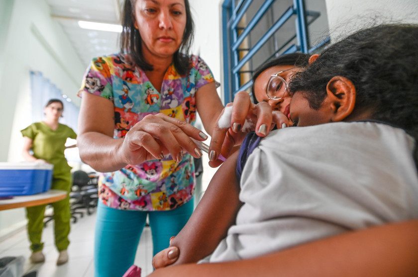 Macaque in the trees