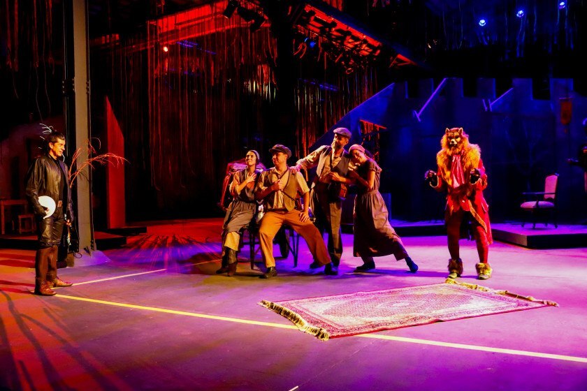 Macaque in the trees