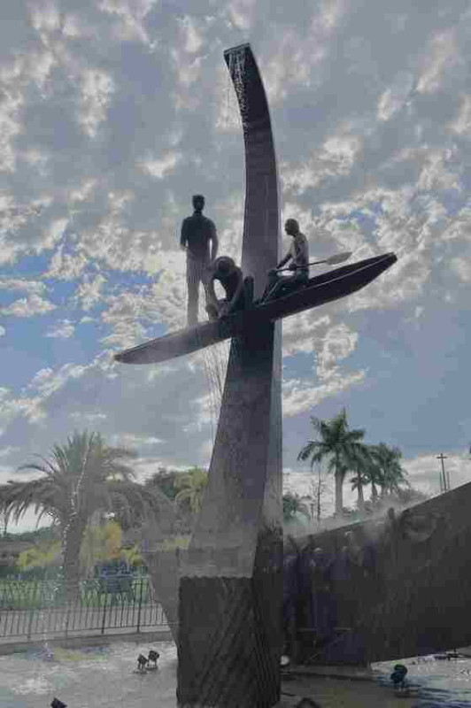 Macaque in the trees