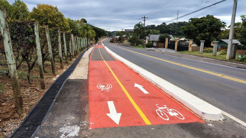 Ciclovia Vale dos Vinhedos &eacute; inaugurada