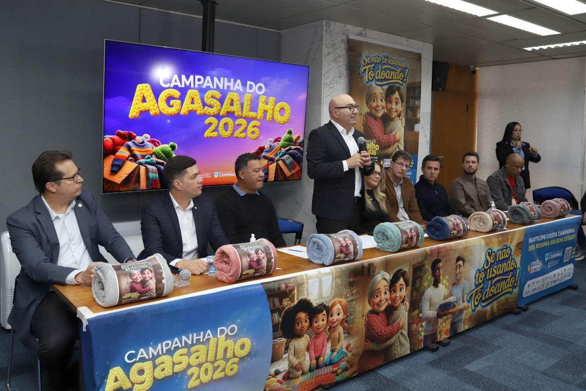Campanha do Agasalho 2026 ter&aacute; 110 pontos de coleta e apelo &agrave; doa&ccedil;&atilde;o de roupas masculinas