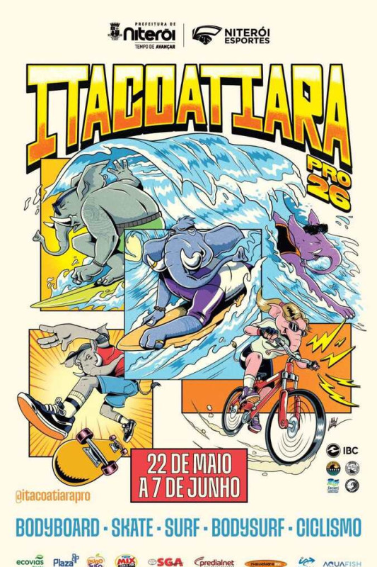 Itacoatiara Pro 2026 acontece de 22 de maio a 7 de junho 
