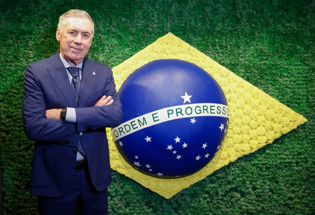 CBF renova o contrato de Ancelotti por mais 4 anos