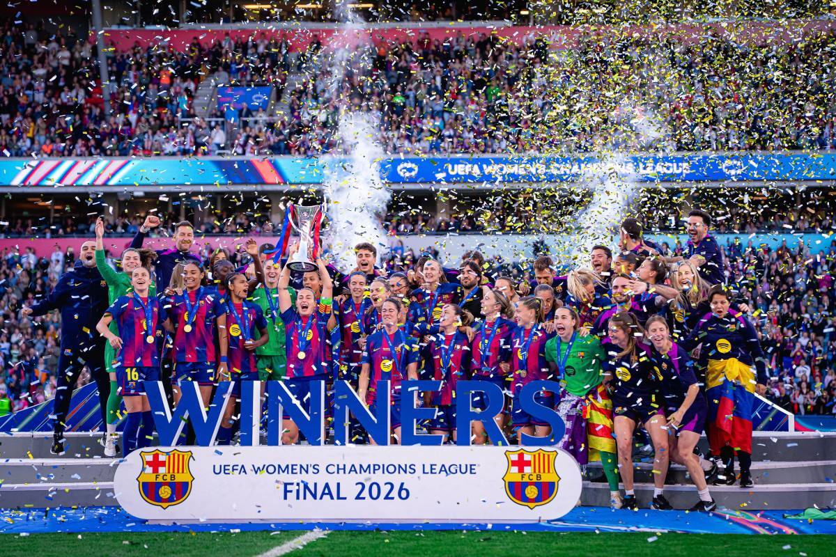 Bar&ccedil;a feminino conquista a Champions