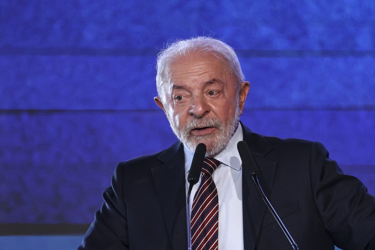 Lula foi alvo de críticas de Flávio Bolsonaro em reunião com Trump