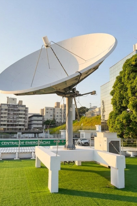 Defesa Civil de SC &eacute; a &uacute;nica a captar imagens em tempo real do sat&eacute;lite GOES‑19