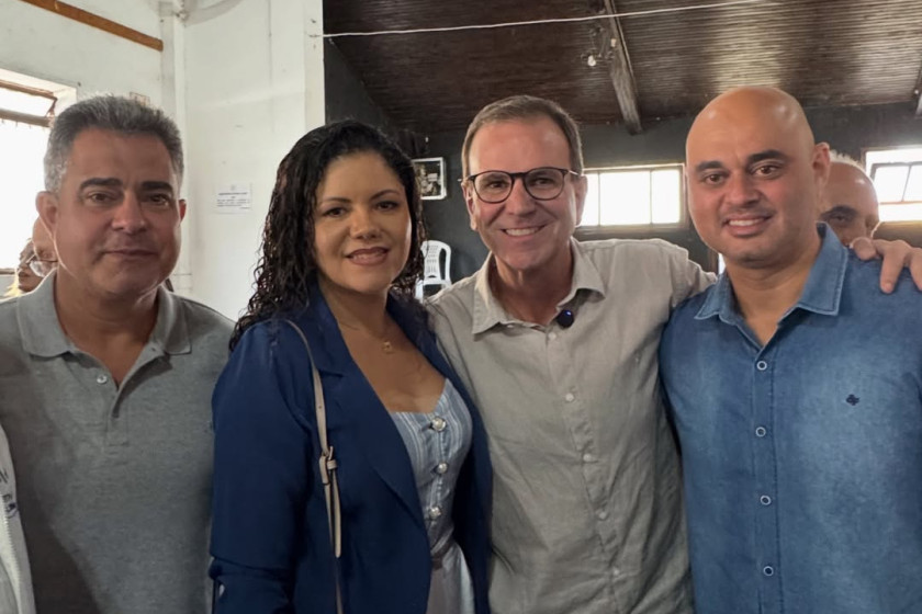 Jonas Dico vai ao encontro de Eduardo Paes em Sapucaia