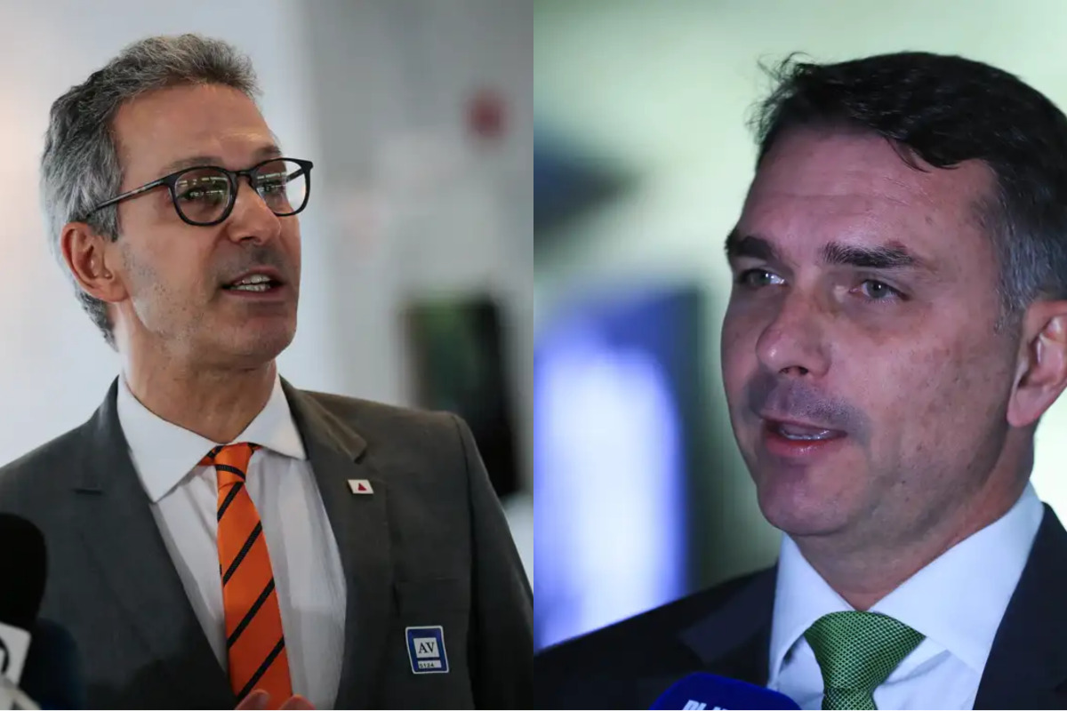 Zema faz aceno a Fl&aacute;vio Bolsonaro ap&oacute;s cobran&ccedil;a de aliados