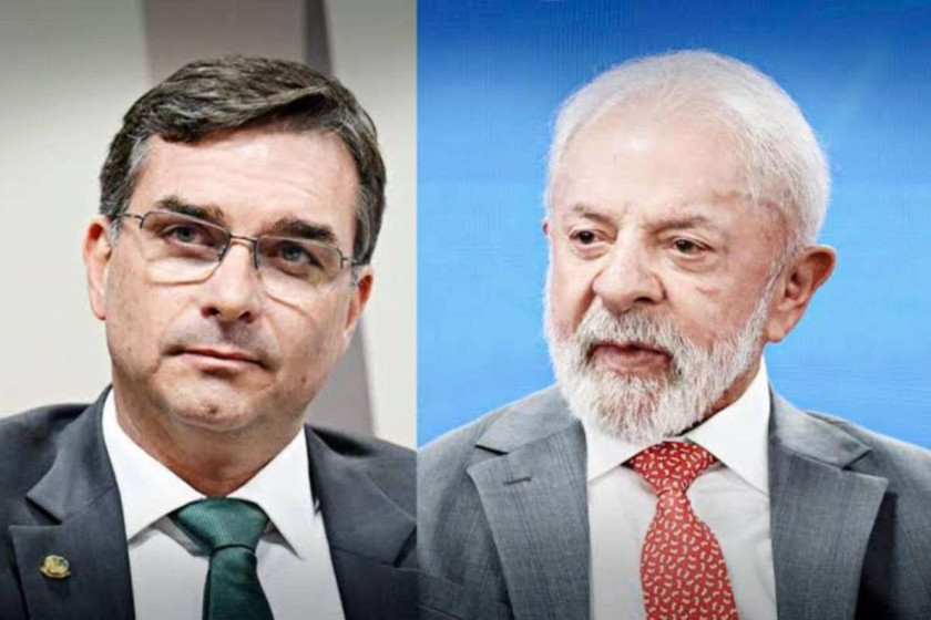 Fl&aacute;vio Bolsonaro mira em Lula ap&oacute;s decis&atilde;o dos EUA sobre CV e PCC