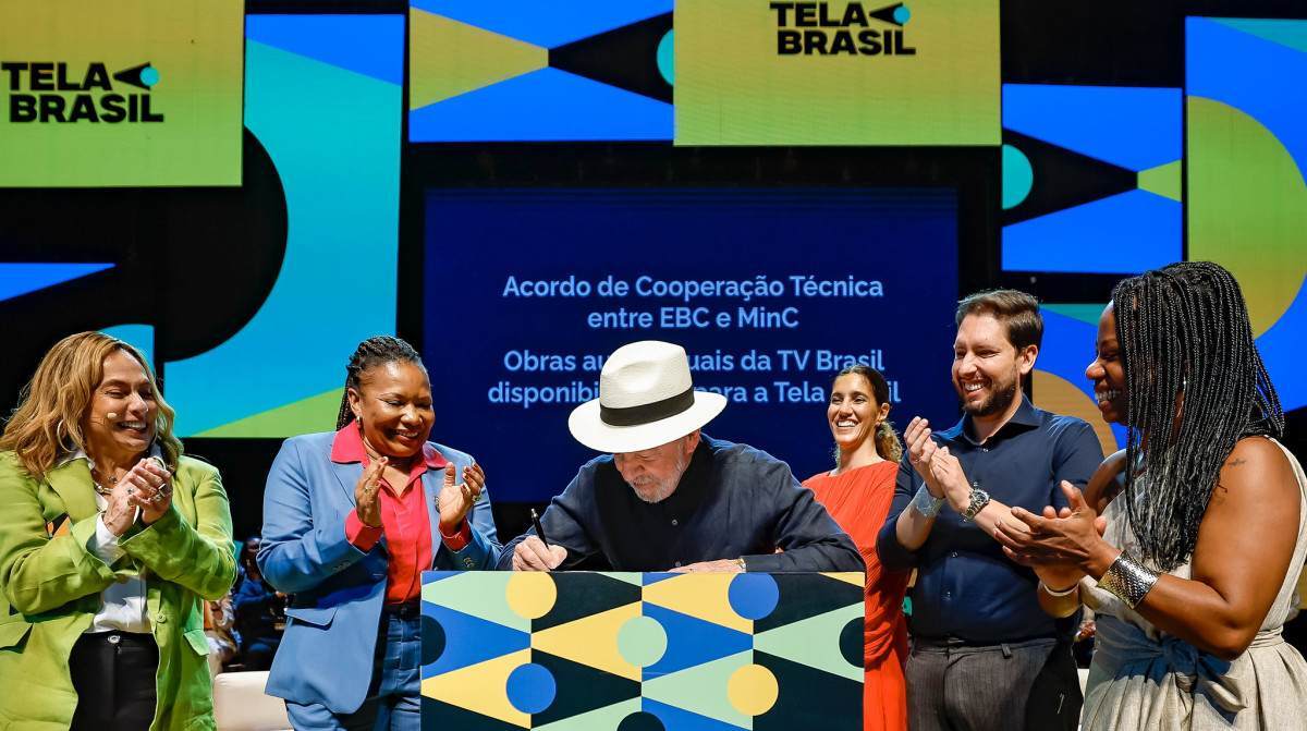 Lula lan&ccedil;a a plataforma Tela Brasil durante a Rio2C