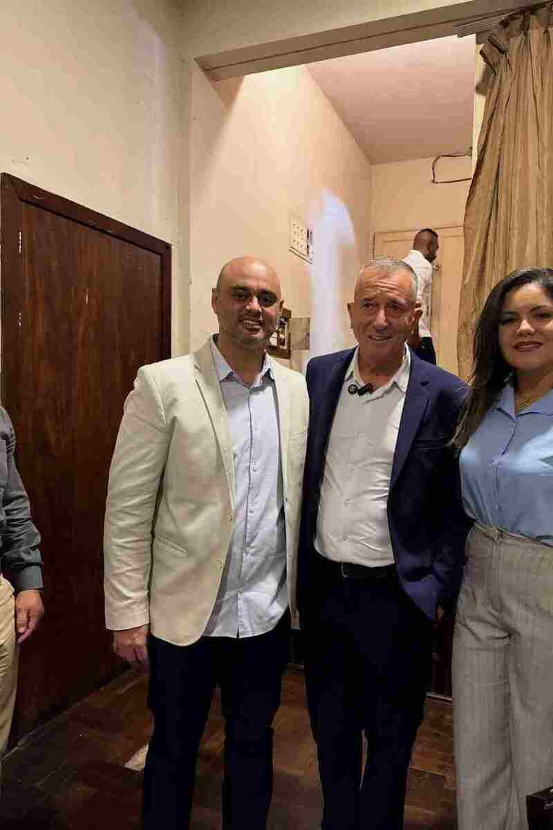 Jonas Dico em eventos de pr&eacute;‑candidatura da primeira dama
