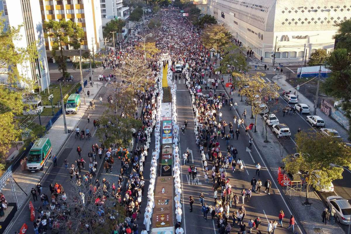 Corpus Christi em Curitiba deve reunir mais de 130 mil pessoas