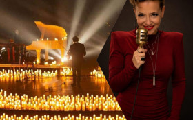 Cl&aacute;ssicos do rock tocados no violino&agrave; luz de velas