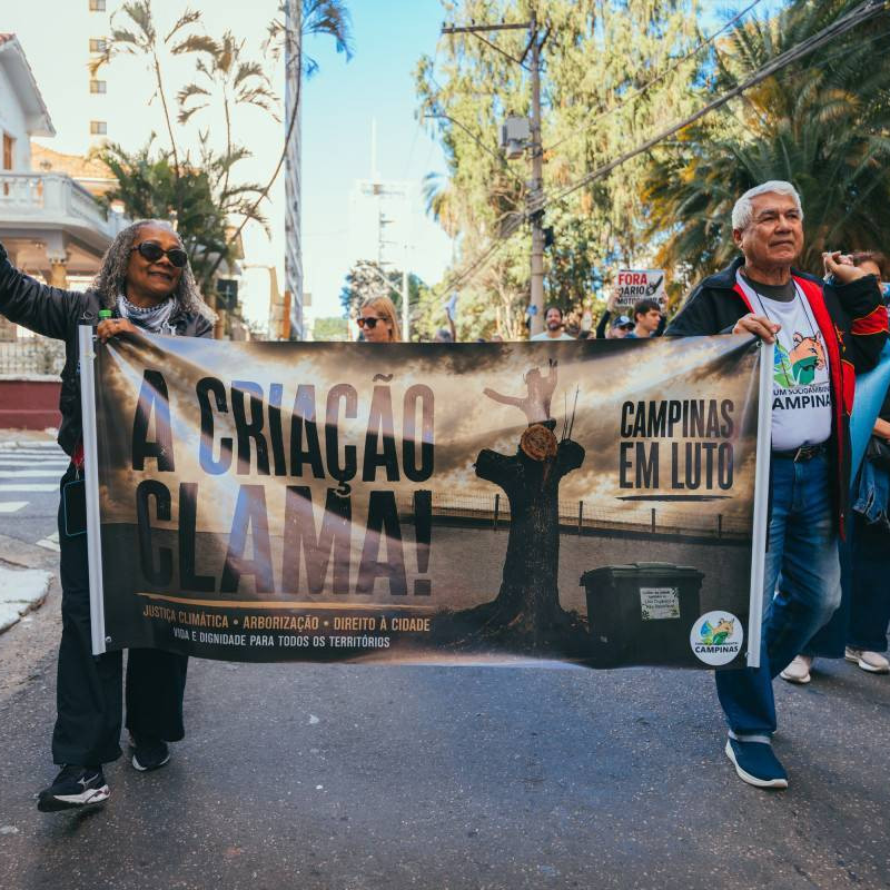 No Dia Mundial do Meio Ambiente, manifestantes protestam contra política ambiental de Campinas