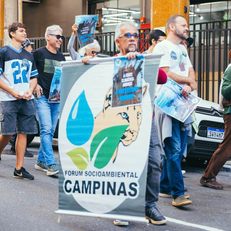 No Dia Mundial do Meio Ambiente, manifestantes protestam contra política ambiental de Campinas