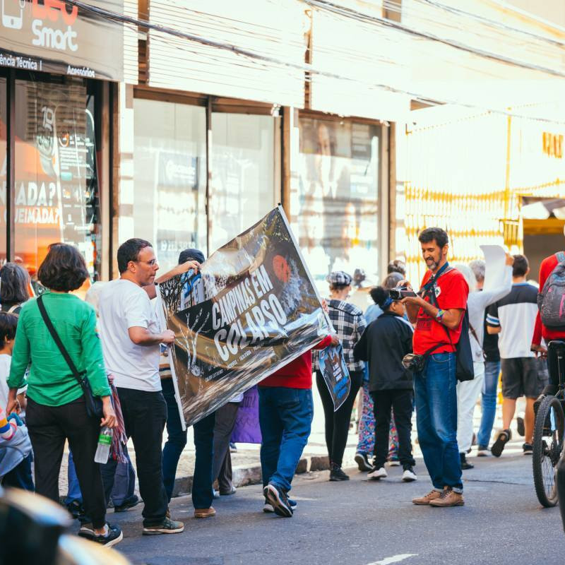 No Dia Mundial do Meio Ambiente, manifestantes protestam contra política ambiental de Campinas