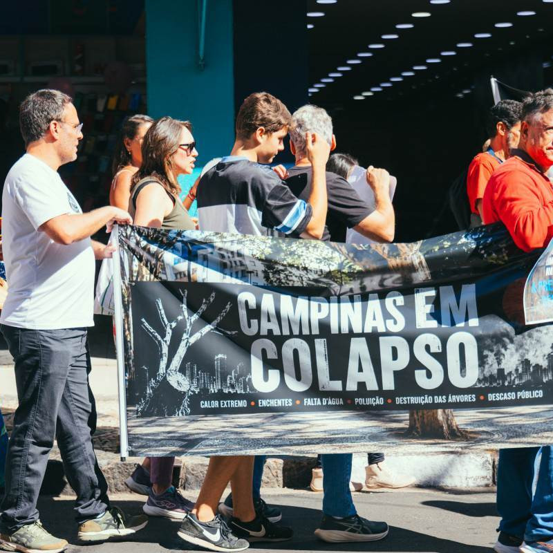 No Dia Mundial do Meio Ambiente, manifestantes protestam contra política ambiental de Campinas