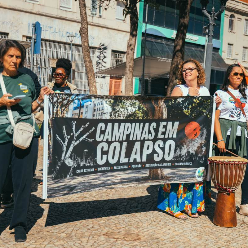 No Dia Mundial do Meio Ambiente, manifestantes protestam contra política ambiental de Campinas