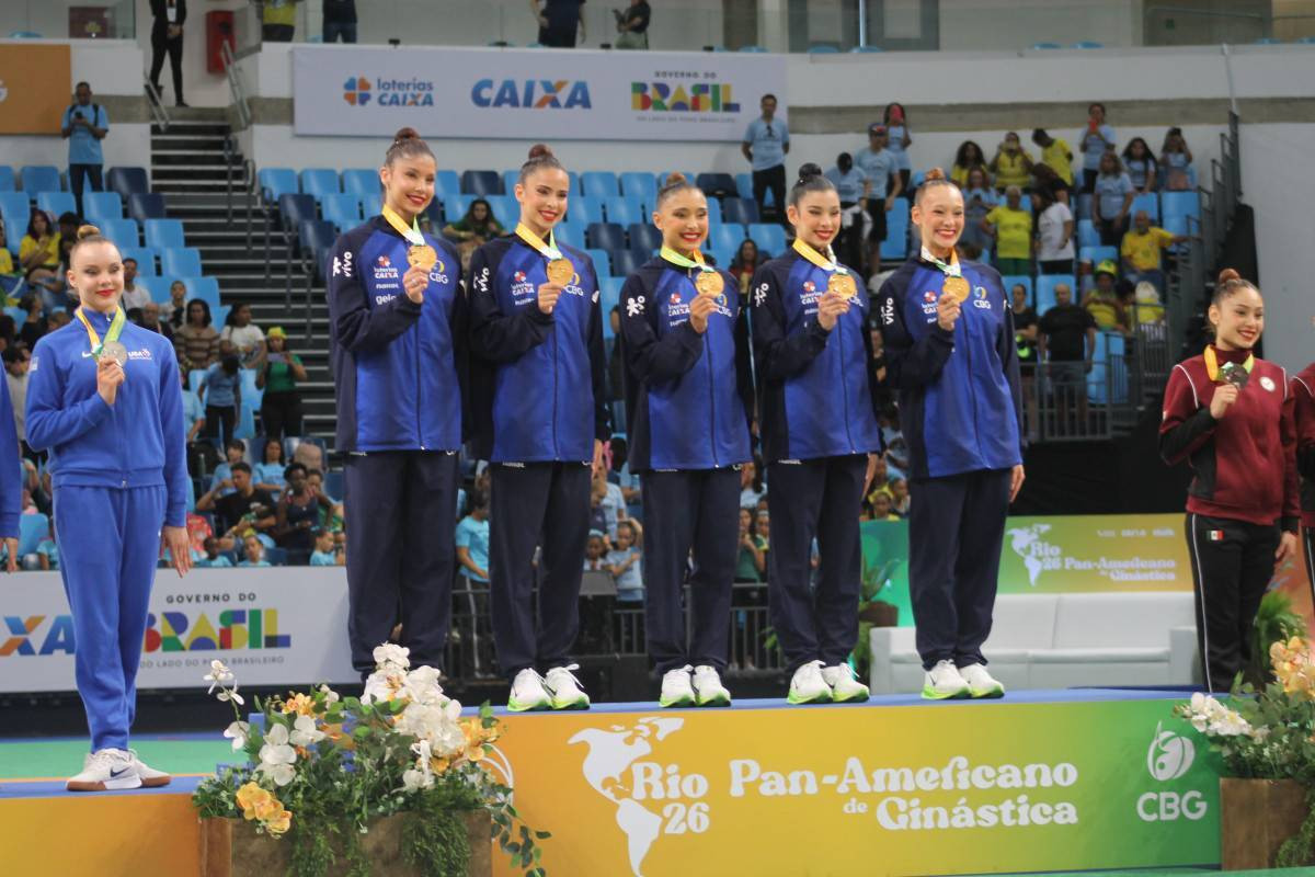 Brasil &eacute; soberano no Pan‑Americano de Gin&aacute;stica R&iacute;tmica