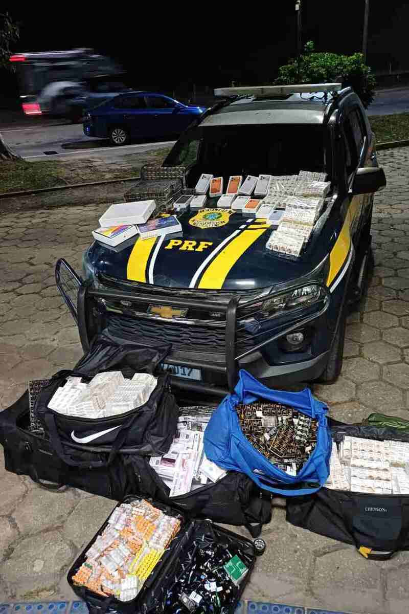 Homem &eacute; preso transportando R$ 2 milh&otilde;es em produtos contrabandeados