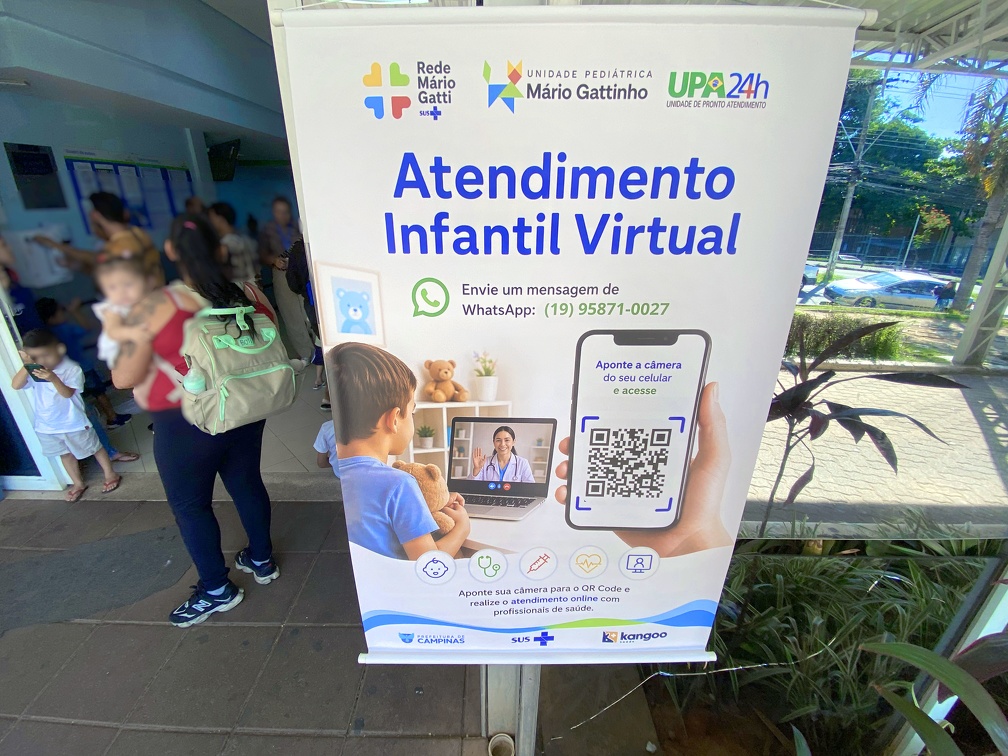 Em um m&ecirc;s, teleatendimento infantil por WhatsApp na Rede M&aacute;rio Gatti resolve 686 casos